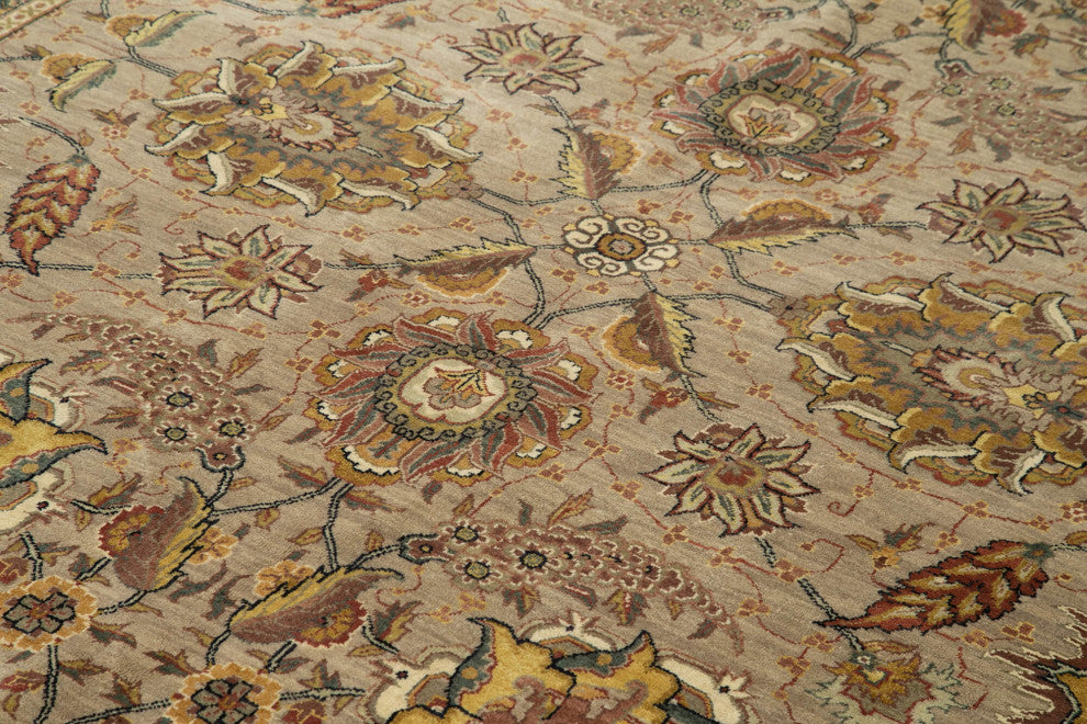 Rug N Carpet - Hand-Knotted Oriental 8' 0" x 11' 1" Decorative Oushak Area Rug