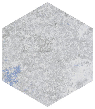 Emotion Hex Grey Porcelain Floor and Wall Tile