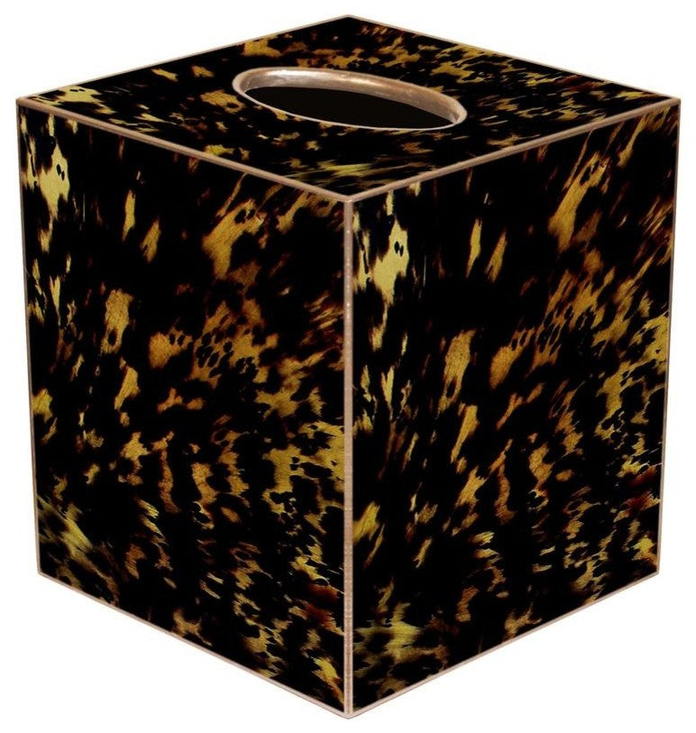 TB8440 -Tortoise Shell Tissue Box Cover