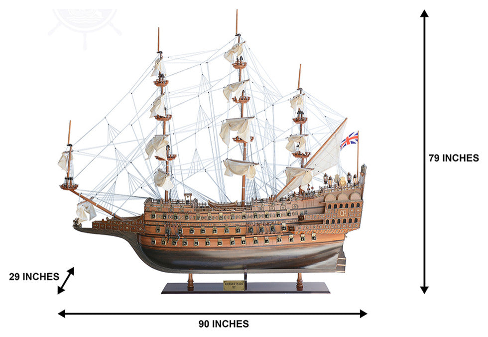 Sovereign Of The Seas Monumental Museum-quality Fully Assembled Model Ship