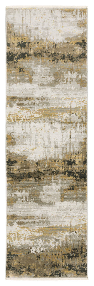 Oriental Weavers Bauer 2061X Abstract Rug, Gold, 5'3"x7'6"