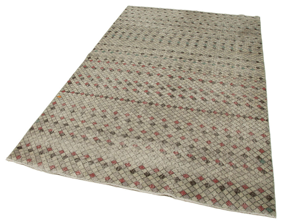 Rug N Carpet - Handmade Turkish 4' 11'' x 8' 2'' Distressed Area Rug
