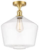 Innovations 516-1C-SG-G652-12 1-Light Semi-Flush Mount, Satin Gold