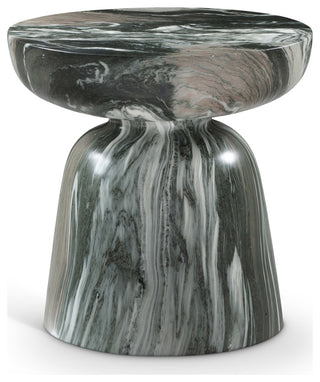 Avellino Finished Concrete Indoor/Outdoor End / Side Table, Green