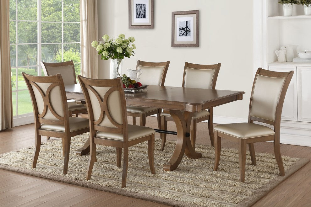 ACME Harald Dining Table, Gray Oak