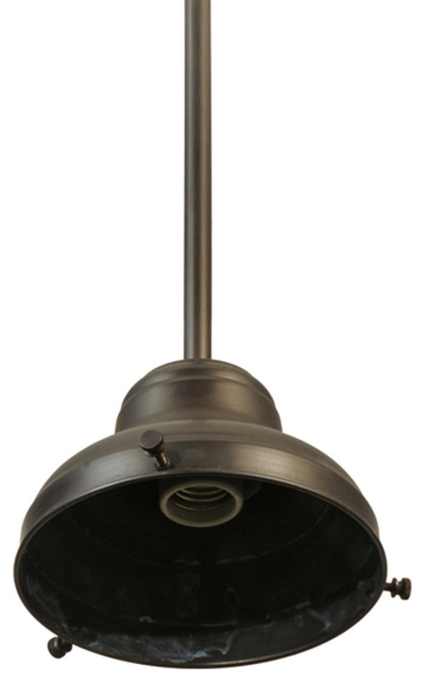 Meyda lighting 147618 6"W Craftsman Brown on Brass Pendant Hardware