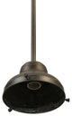 Meyda lighting 147618 6"W Craftsman Brown on Brass Pendant Hardware