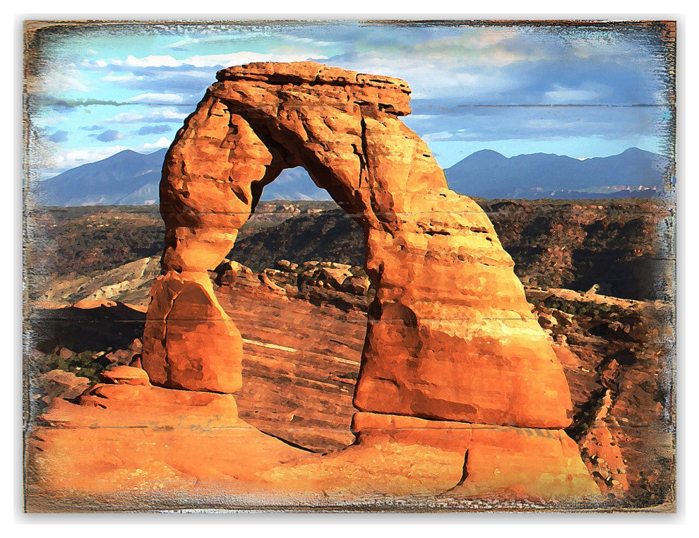 Grand Canyon Wooden Block, 48 X 36