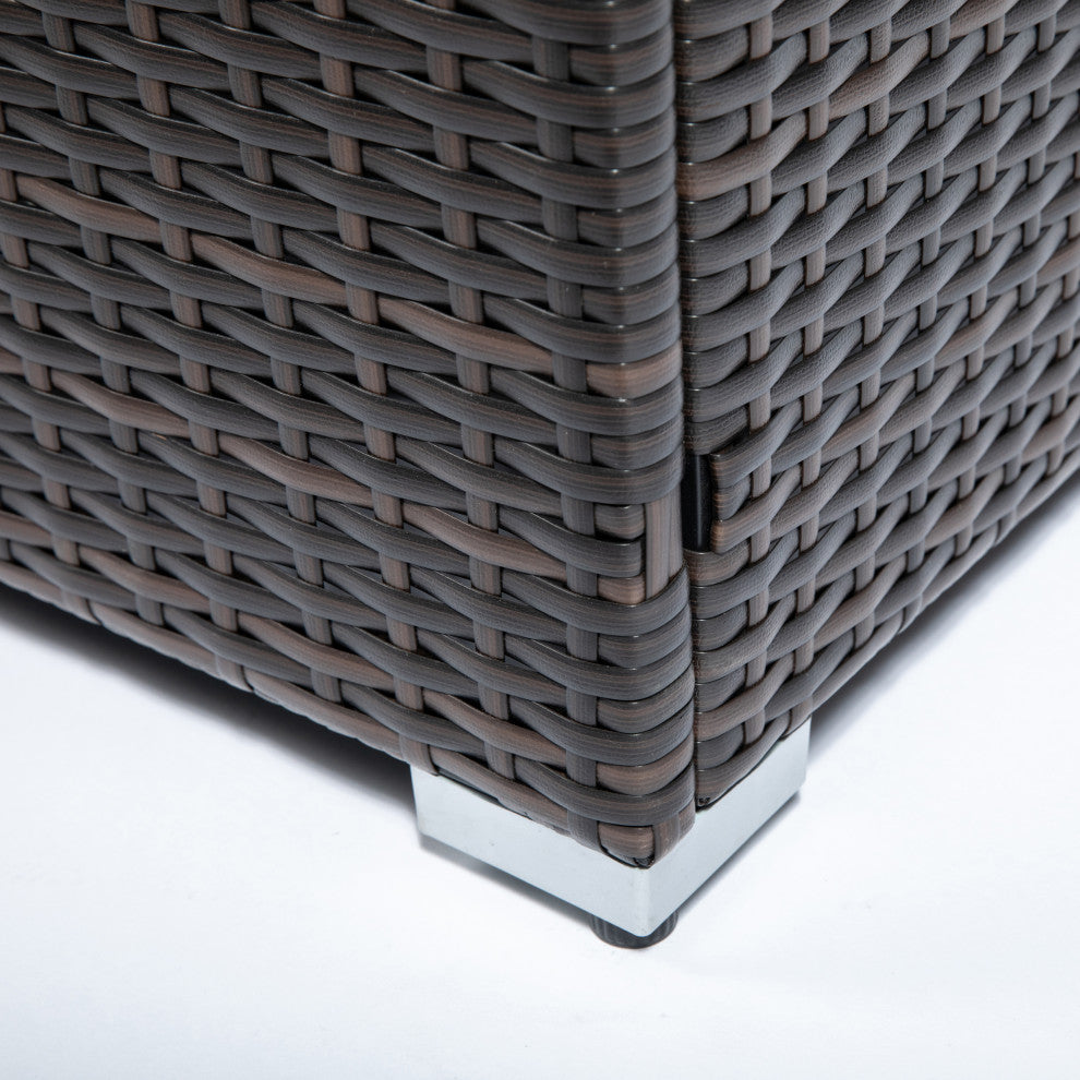 32in Square Fire Tableï¼Œ50000BTU Outdoor Fire Pit Table