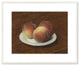 Three Peaches on a Plate, 1868