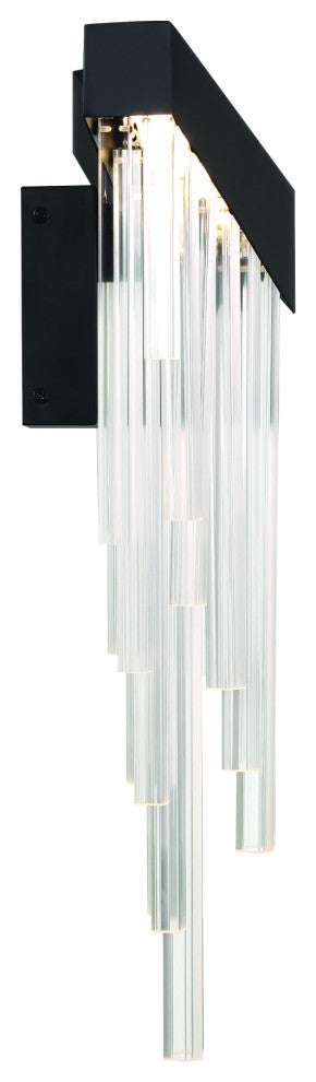 Vivien 20" LED Sconce, Black