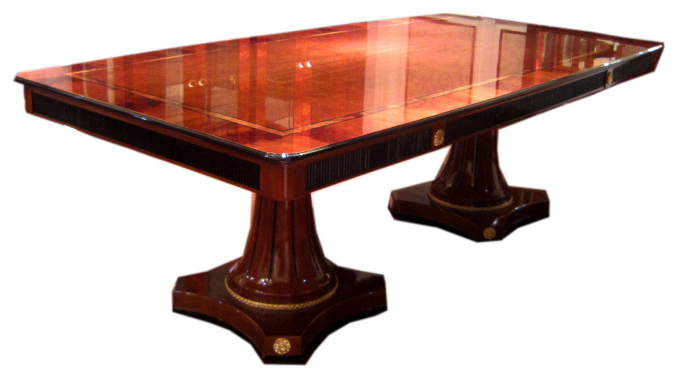 Toole Long Dining Table Solid Wood