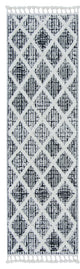 HomeRoots 105" X 156" Charcoal Polyester Rug