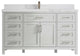 Cambridge 60 Single Bathroom Vanity in Coventry Gray 2" Calacatta Nuvo