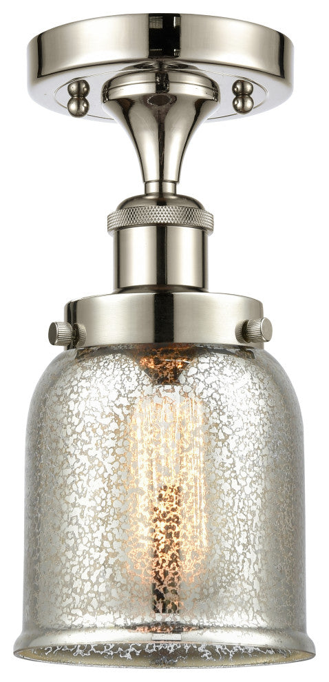 Innovations Lighting 916-1C-PN-G58 Small Bell 1 Light Semi-Flush Mount