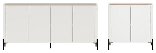 Manhattan Comfort 2-Piece Abbey Accent Cabinet and Sideboard