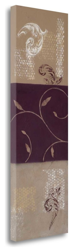 "Paisley And Plum II" By Rita Vindedzis, Giclee Print on Gallery Wrap Canvas