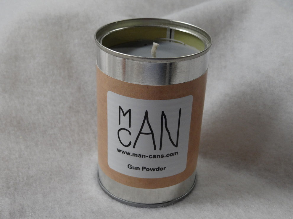 Mancan Candle Gun Powder Scent