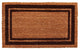 Calloway Mills 152981830NP Brown Border Doormat, 18"x30"