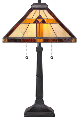 Quoizel TF1427T Two Light Table Lamp Bryant Vintage Bronze