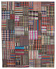 Rug N Carpet - Handmade Anatolian 10' 10'' x 13' 5'' Rustic Patchwork Kilim Rug