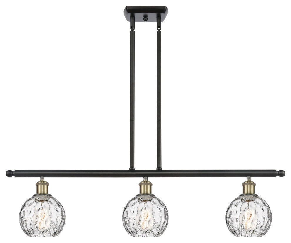 Innovations 516-3I-BAB-G1215-6-LED 3 Light Island Light, Black Antique Brass