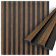 Waterproof Slat Panel, Walnut Craft, Pack of 6
