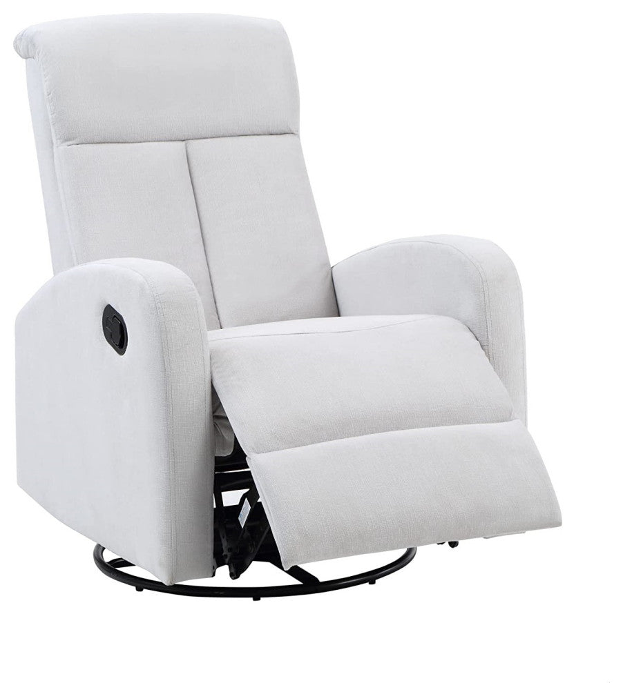 Amber Swivel Glider Recliner, Gray