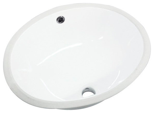 Transolid, Bathroom Sink, White, 14"x17"x8"