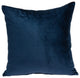 22" X 7" X 22" Transitional Navy Blue Solid Pillow Cover With Poly Insert