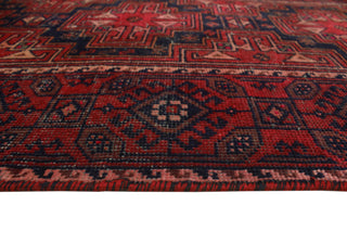 Semi Antique Cheri Red/Charcoal Runner, 3'3x9'6