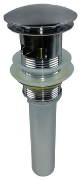Fine Fixtures Pop-Up Bathroom Sink Drain with Overflow, Polished Chrome