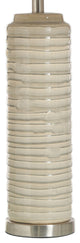 Anastasia Table Lamp Beige Body, Off White Finish