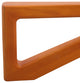 LeisureMod Imperial Interlocking Wooden Triangle Coffee Table Base, Light Walnut