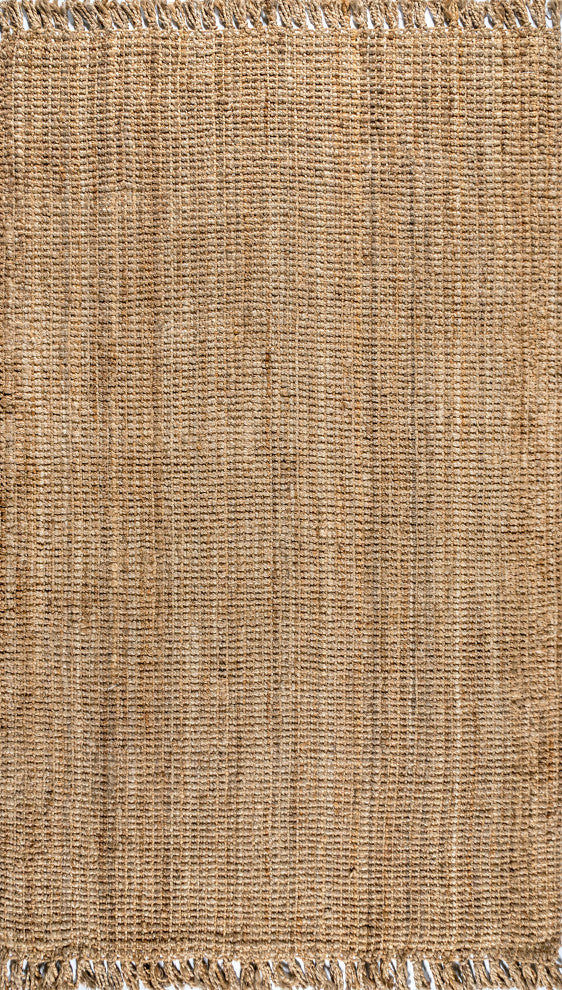 Para Hand Woven Area Rug, Natural, 3 X 5
