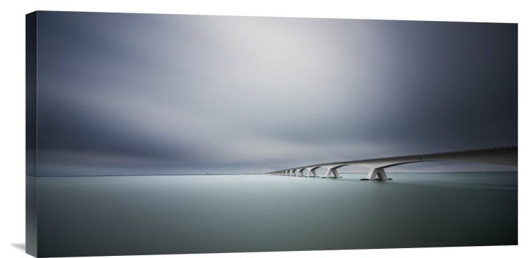 "The Infinite Bridge" Stretched Canvas Giclee by Arthur Van Orden, 24x12"