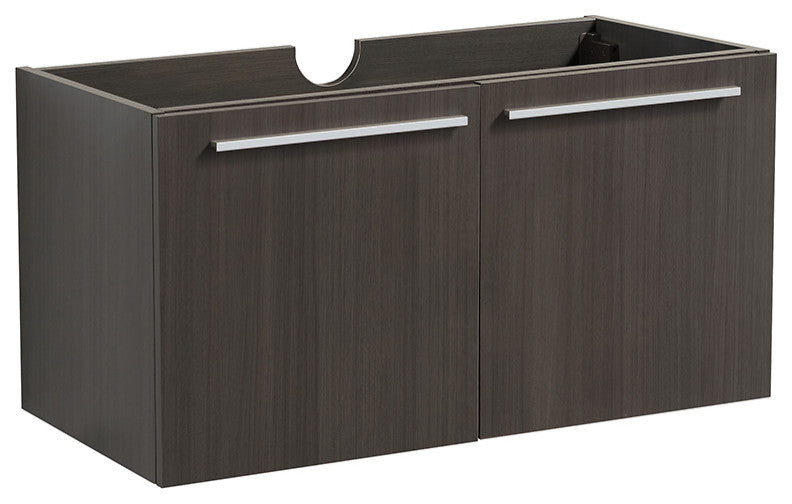 Fresca Vista 30" Gray Oak Wall Hung Cabinet