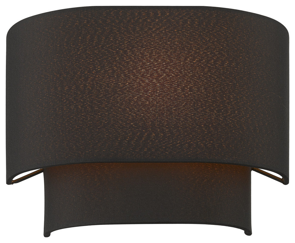 Livex Lighting Sentosa 1-Light Black Sconce