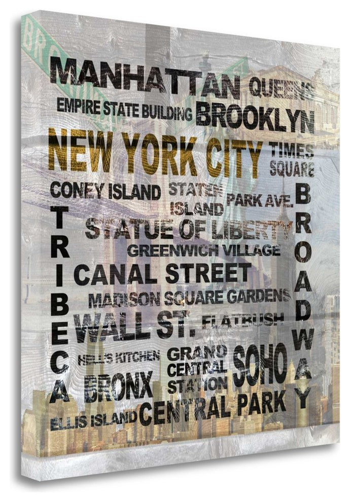 "New York City" By Alicia Soave, Giclee Print on Gallery Wrap Canvas
