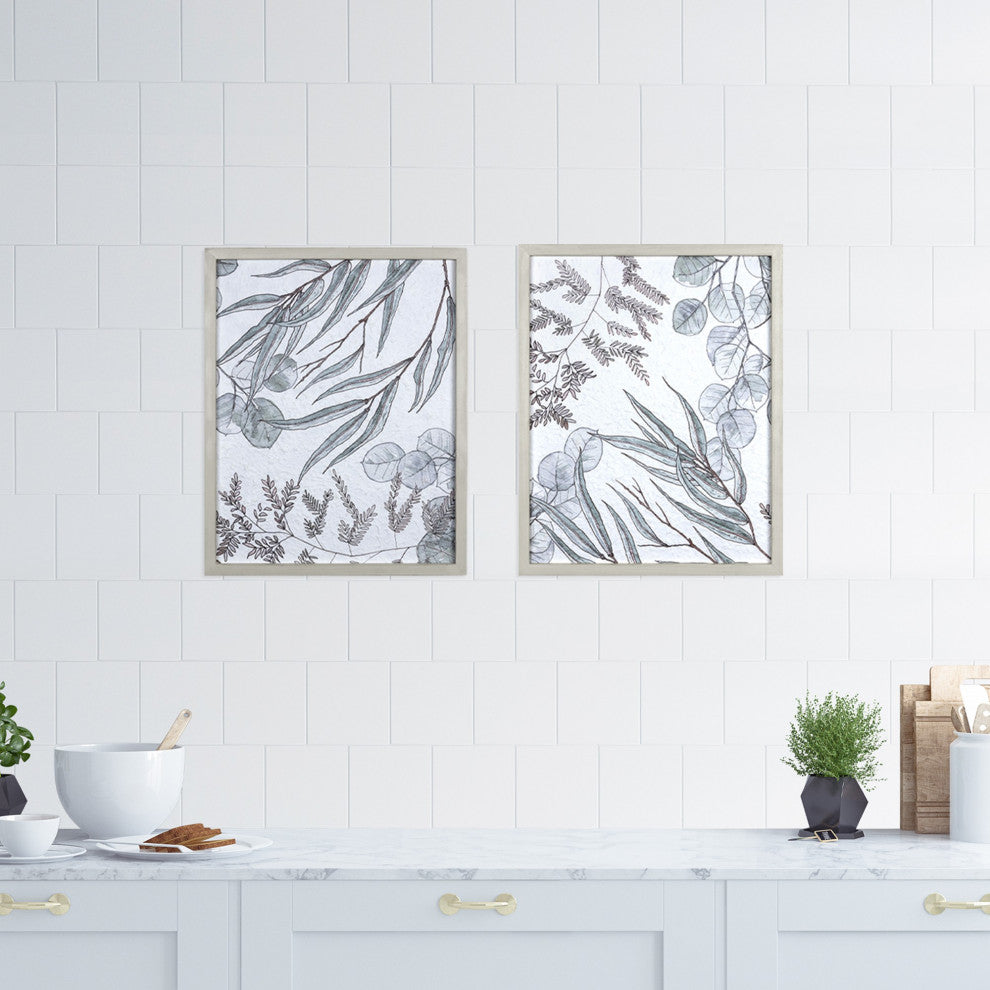 Botanical Themed Framed Wall Art