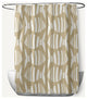 Swimming School Taupe 70" w x 73" h Shower Curtain