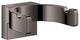 Grohe 41 049 Selection Double Robe Hook - Hard Graphite