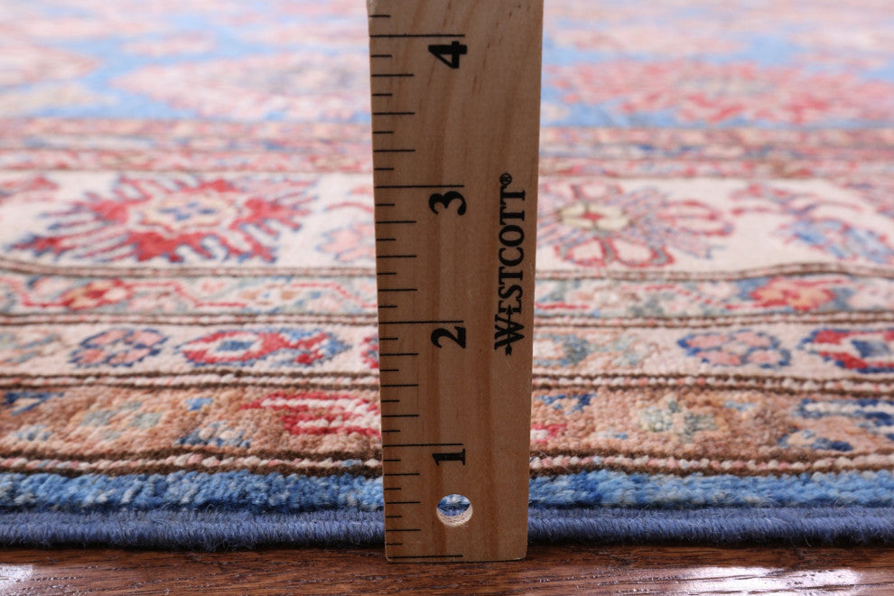 9' 10" X 13' 6" Super Kazak Hand-Knotted Rug Q5025