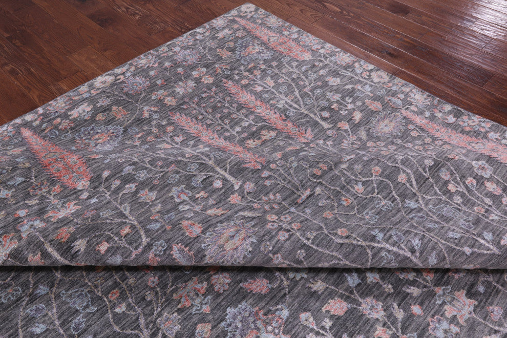 9' 11" X 14' 2" Persian Ziegler Handmade Wool & Silk Rug - Q15557