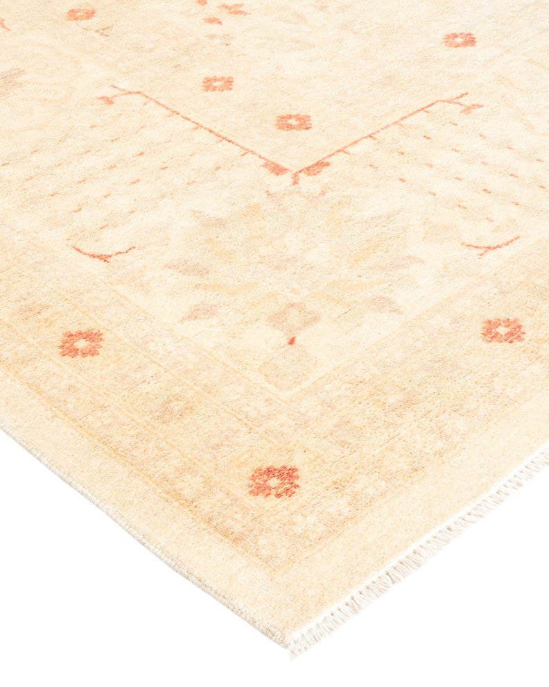 Mogul, One-of-a-Kind Hand-Knotted Area Rug Ivory, 9'1"x16'2"