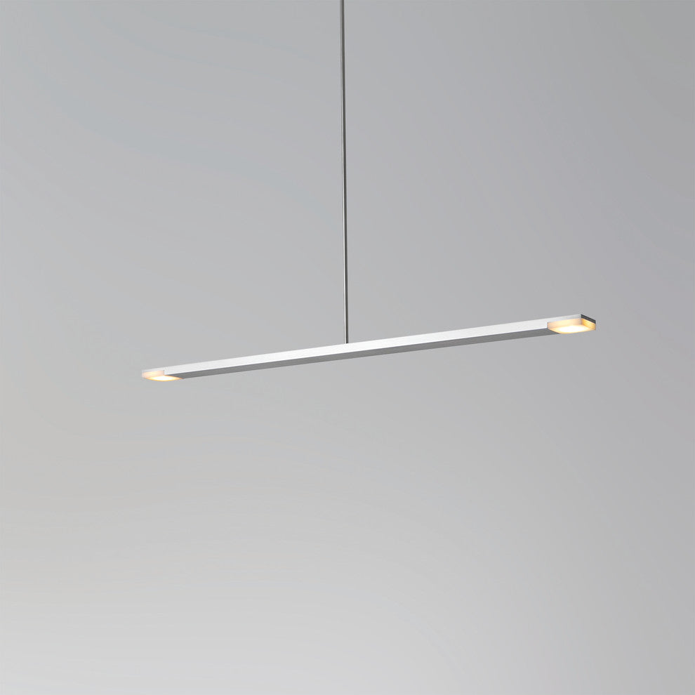 Virga LED Linear Pendant, Brushed Aluminum