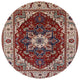Ahgly Company Indoor Round Mid-Century Modern Area Rugs, 8' Round