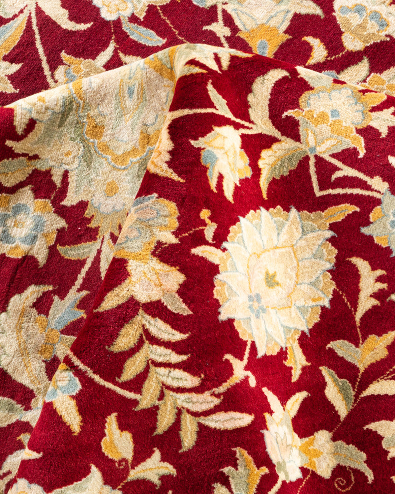 Mogul, One-of-a-Kind Hand-Knotted Area Rug Red, 9'3"x12'0"