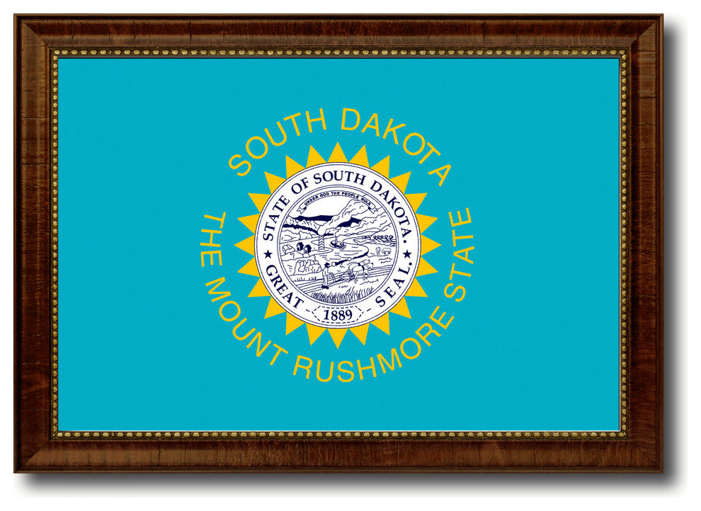 South Dakota State Flag Canvas Print, 27"x39"