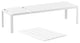 Sky Pro Extendable Dining Set 11 Piece White, Marsala